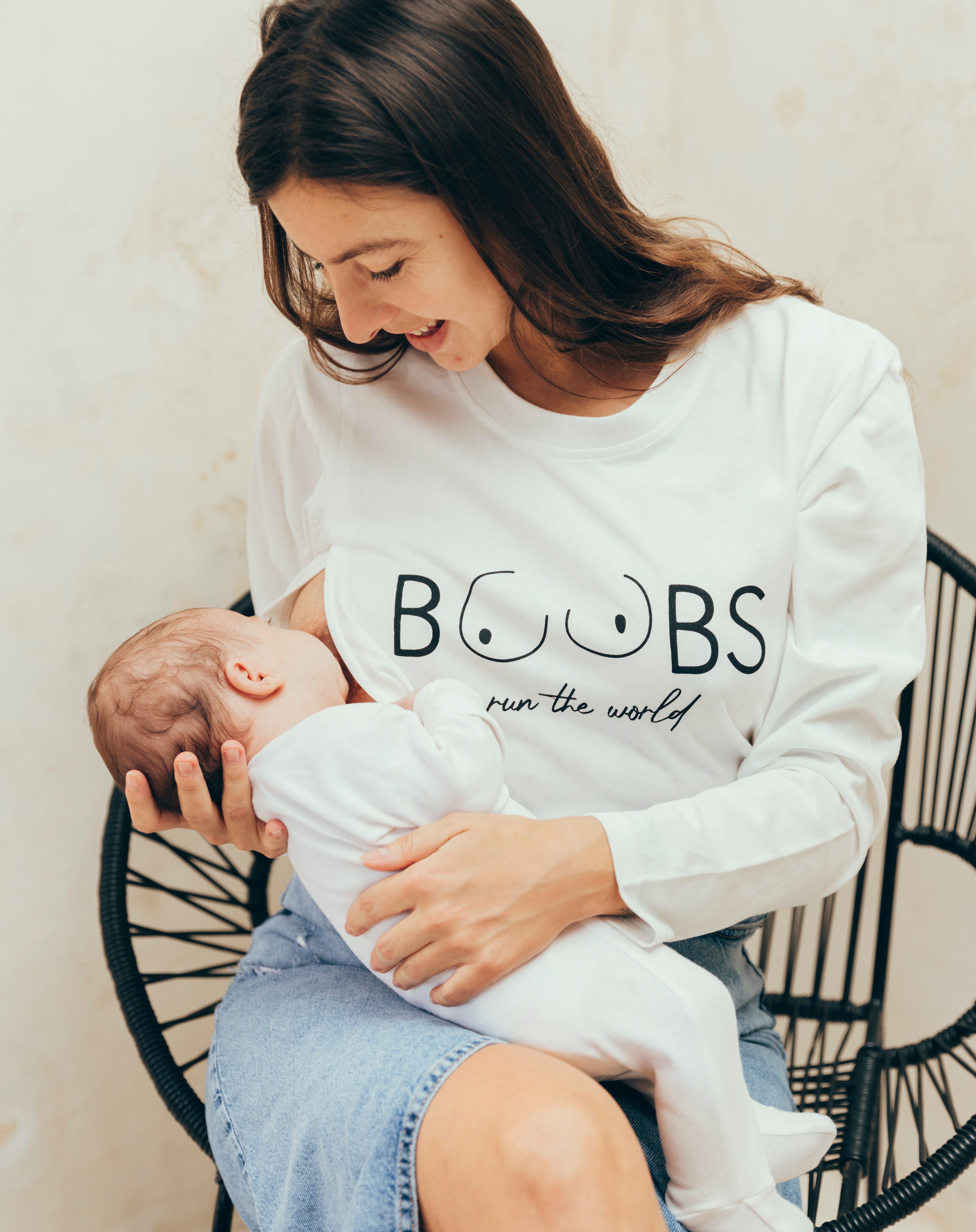 Tshirt Boobs lange Ärmel