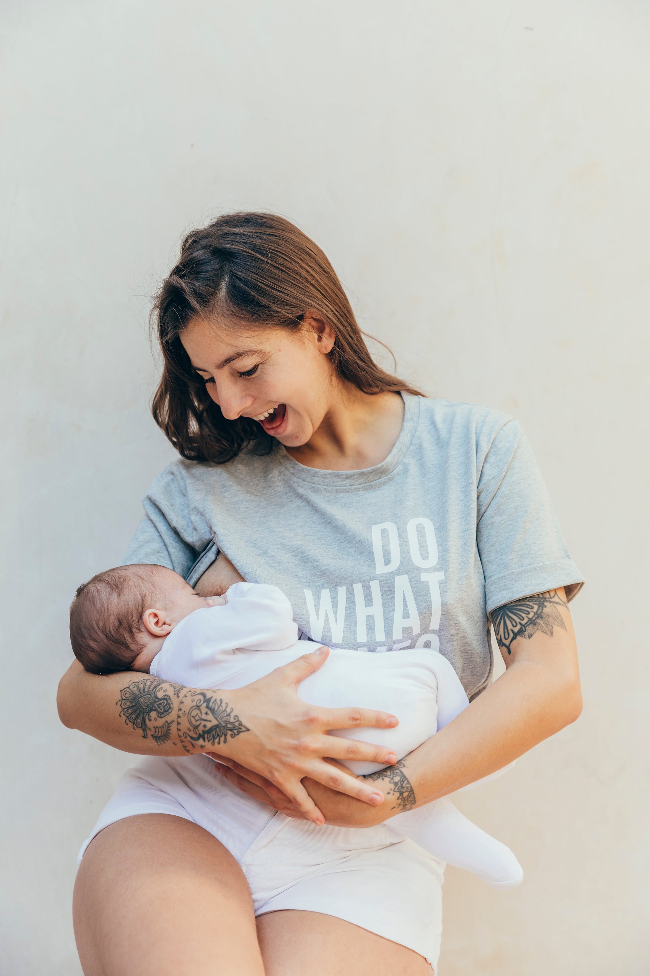 breastfeeding with tshirt