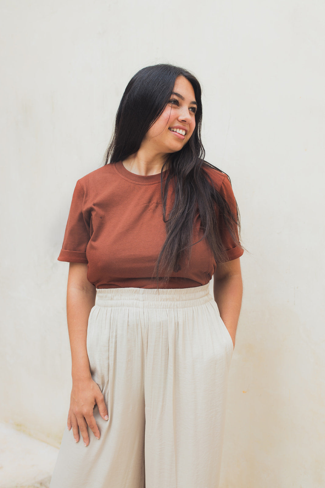 Breastfeeding t-shirt BROWN
