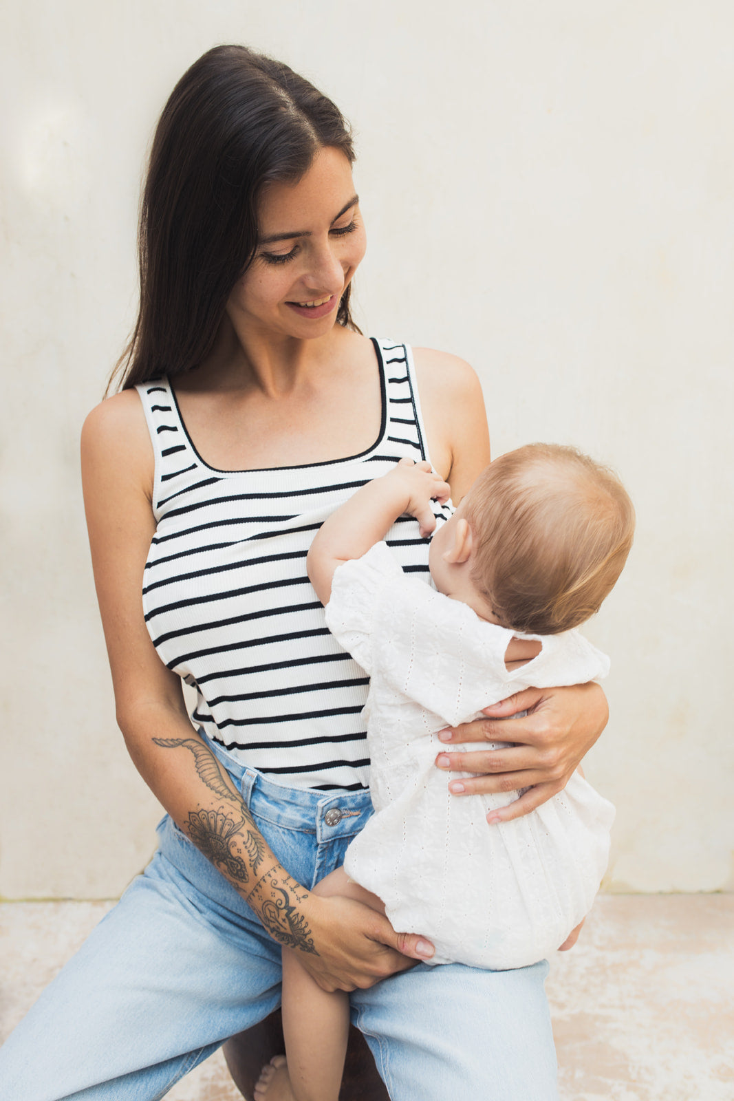 MARINIÈRE nursing tank top
