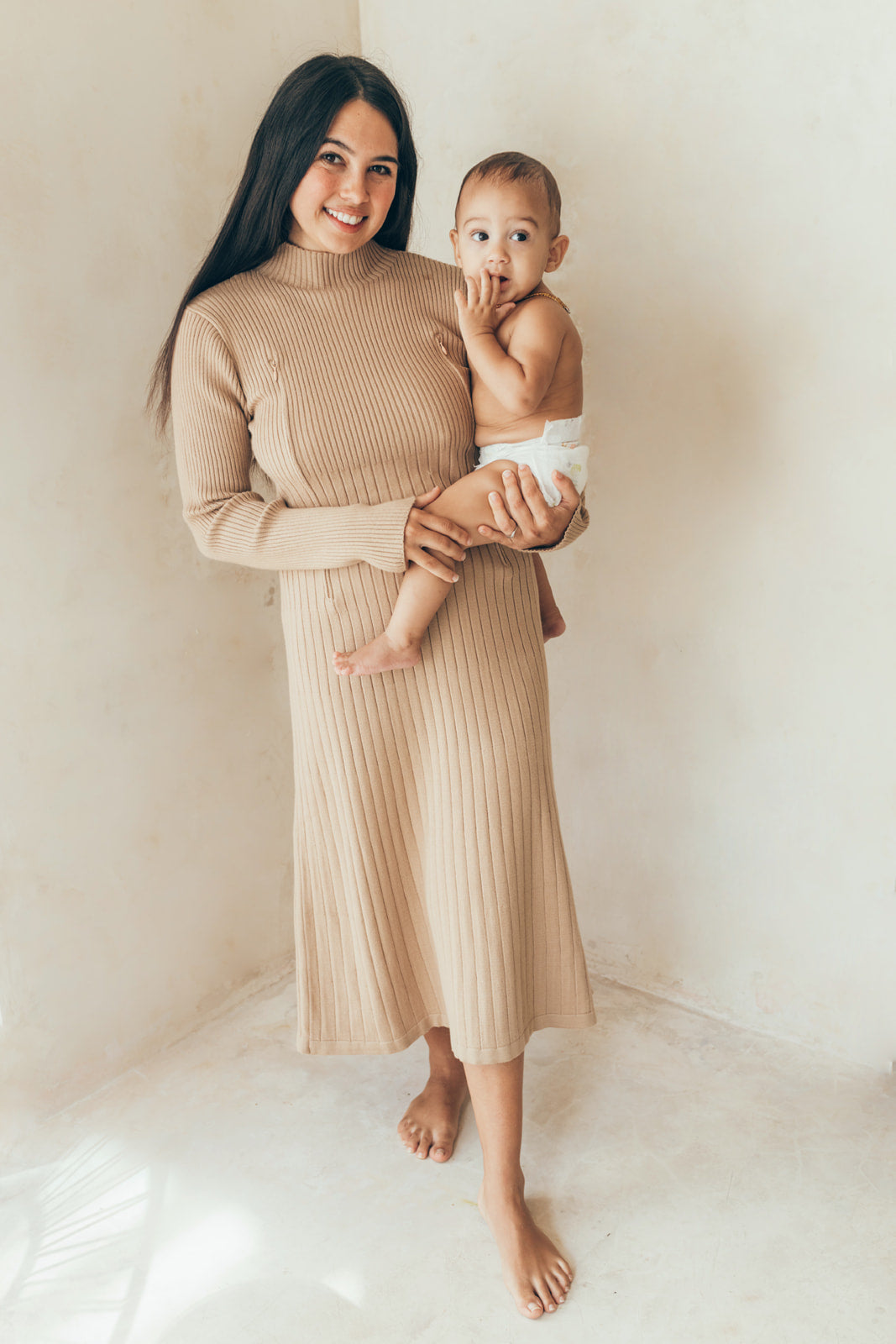 Breastfeeding dress knit GABY