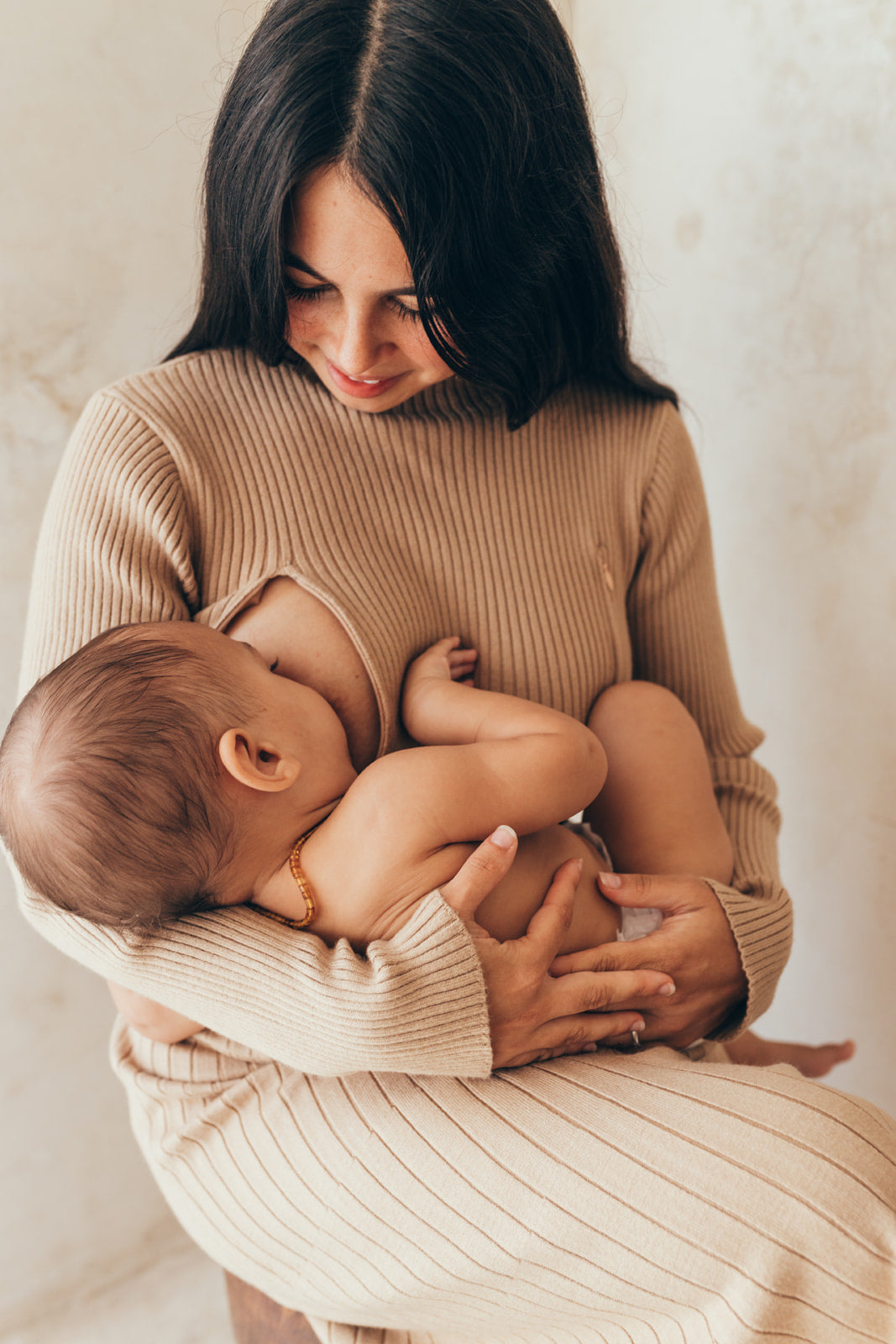 Breastfeeding dress knit GABY
