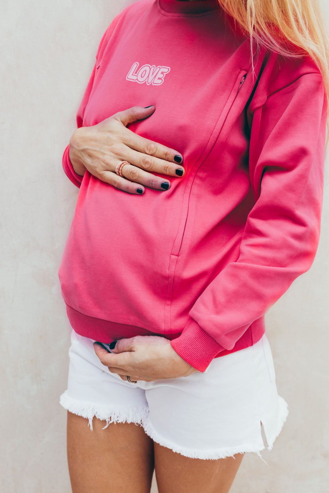 Sweat-shirt d'allaitement LOVE