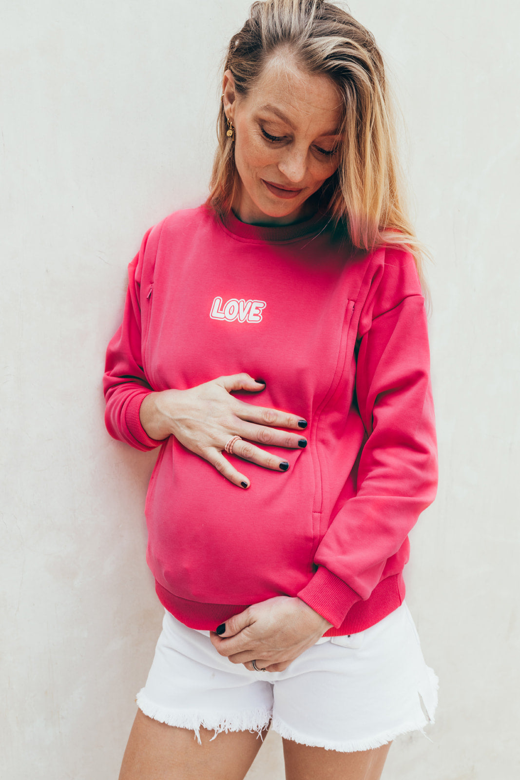 Sweat-shirt d'allaitement LOVE