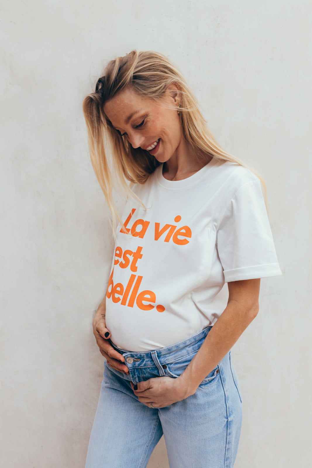 Breastfeeding t-shirt LA VIE EST BELLE