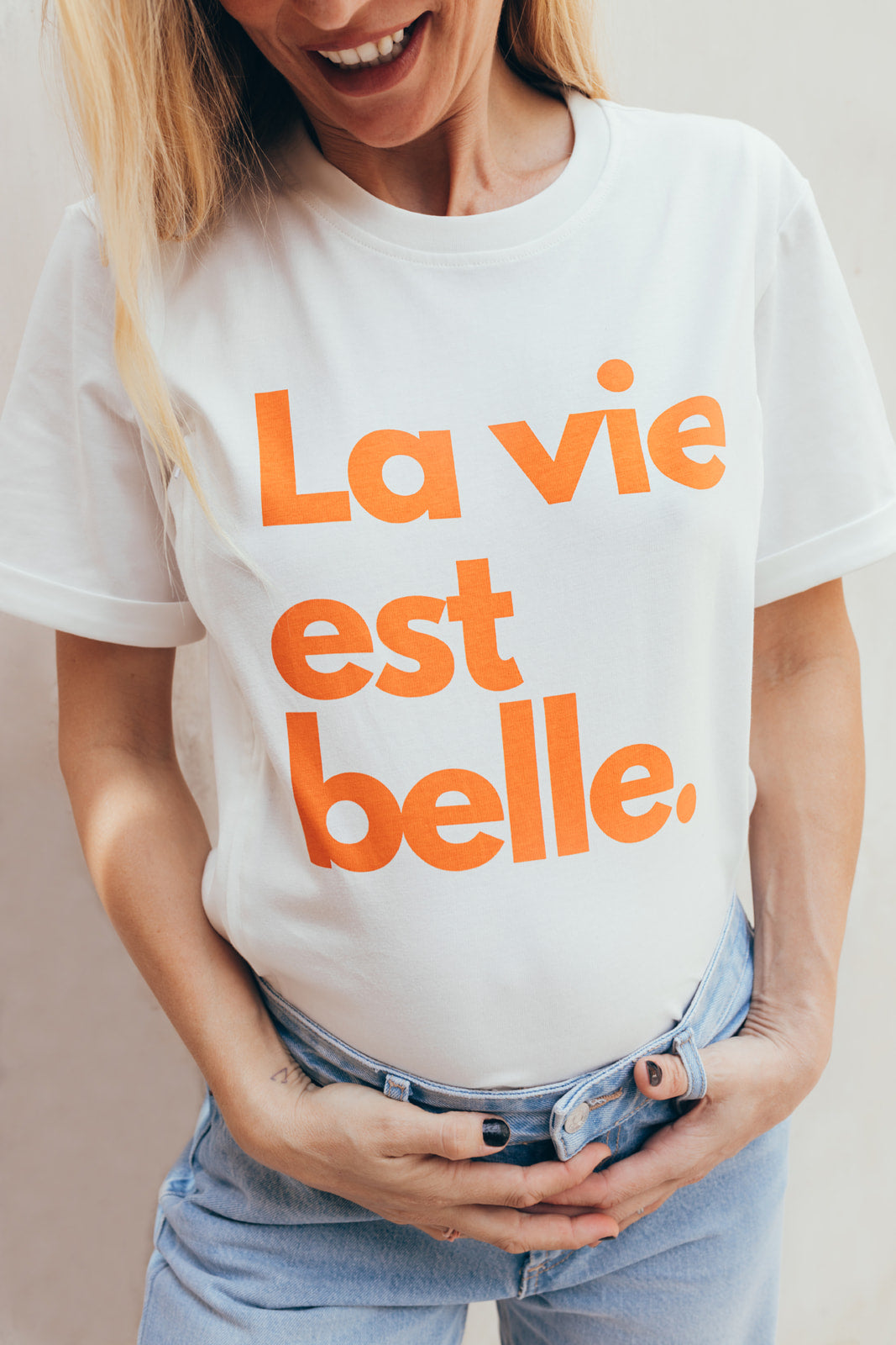 Breastfeeding t-shirt LA VIE EST BELLE