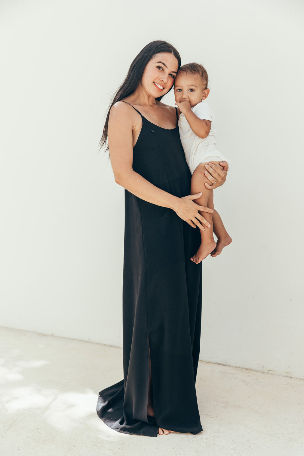 Stillkleid INDIA schwarz