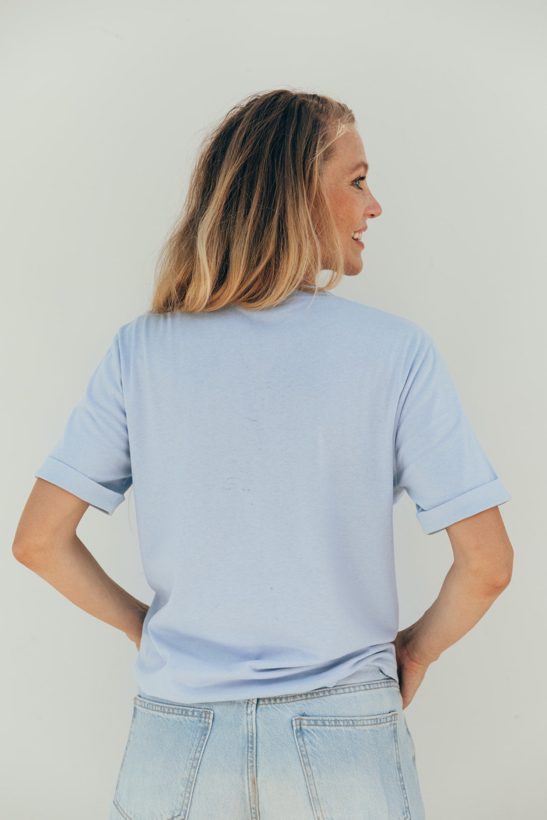 T-shirt d'allaitement BLEU CIEL