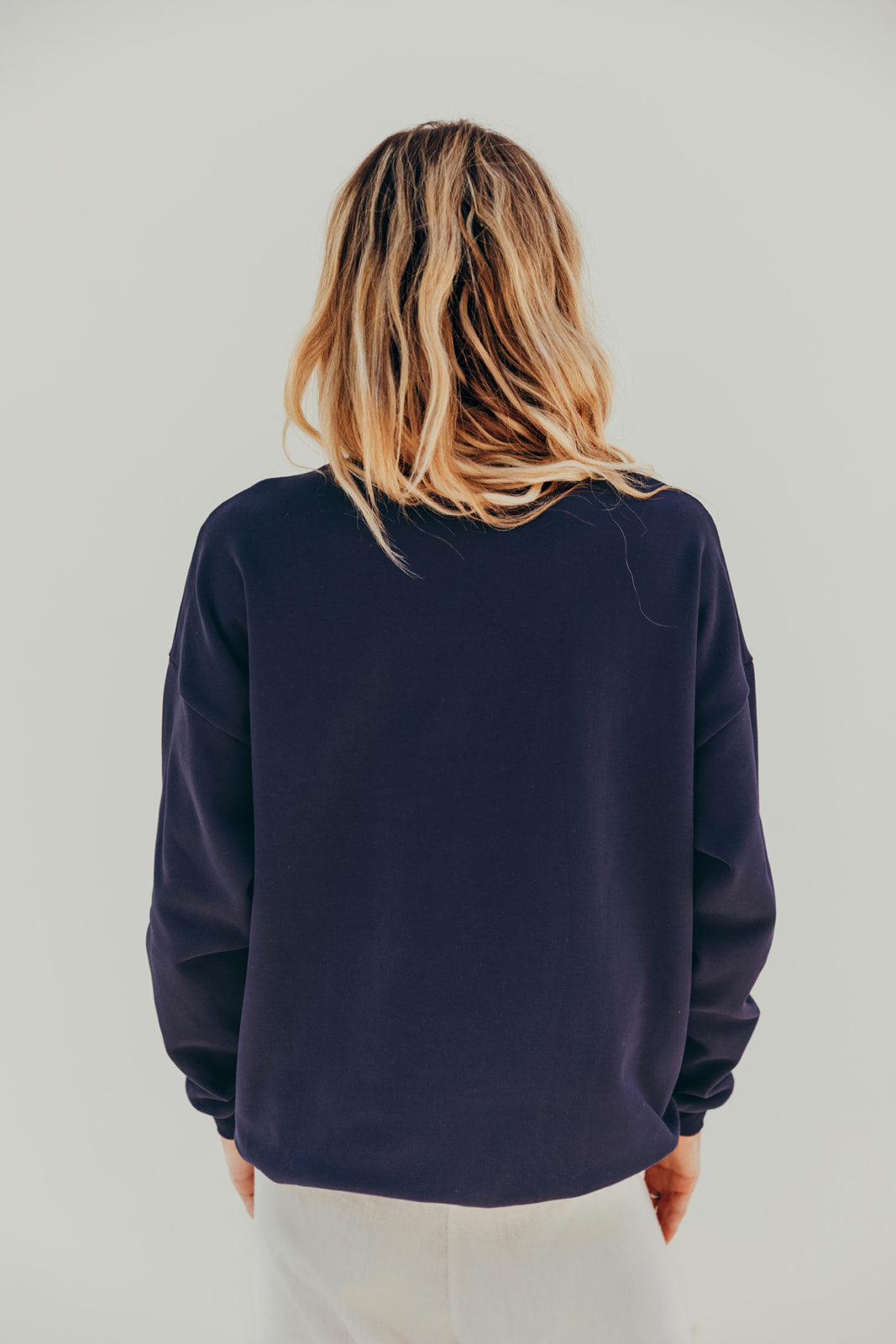 Sweat-shirt d'allaitement AMOUR marine