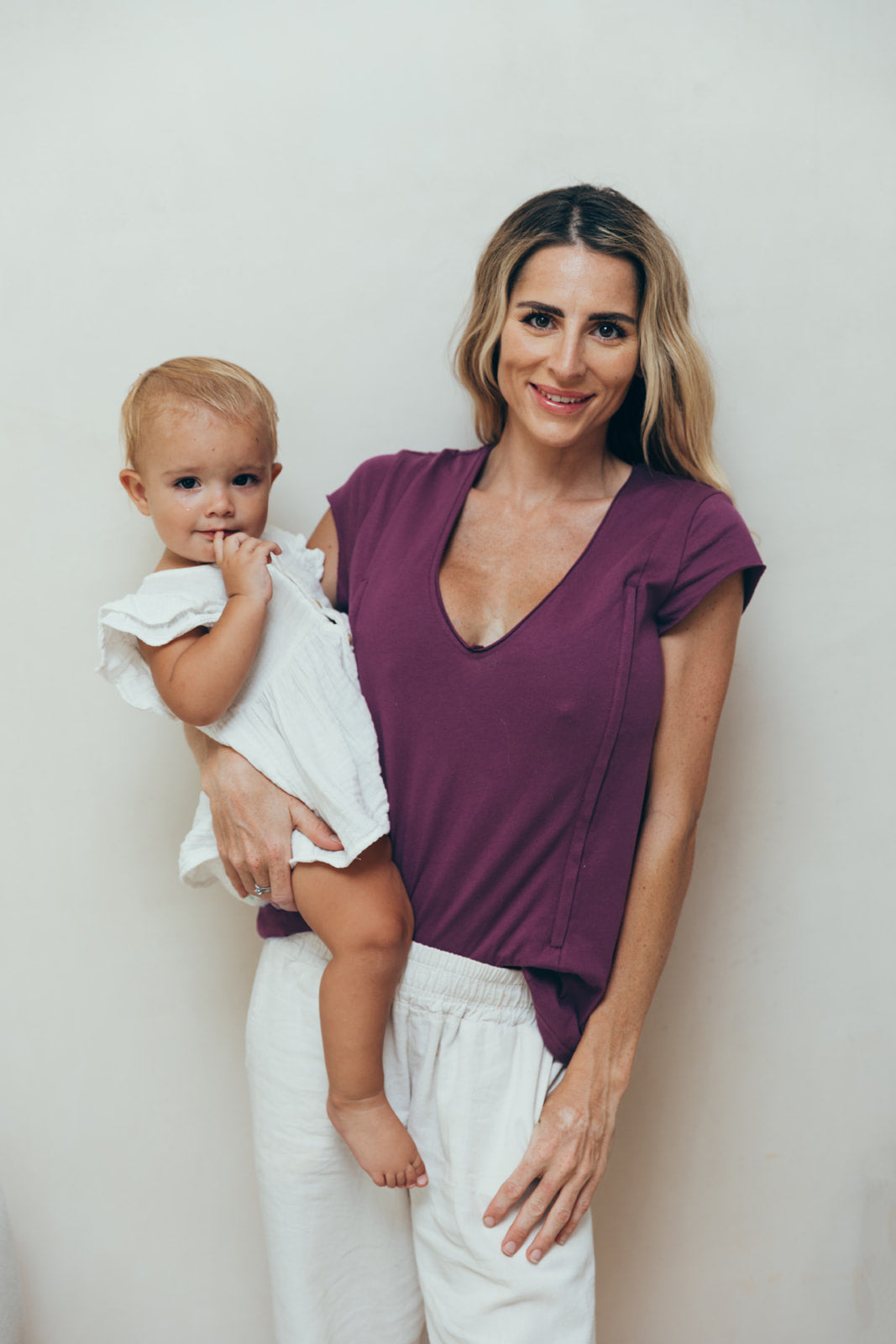 T-shirt d'allaitement VIOLET