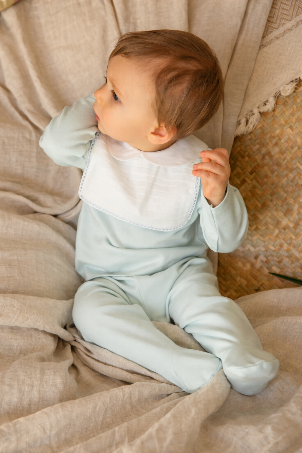 Unisex aqua green set