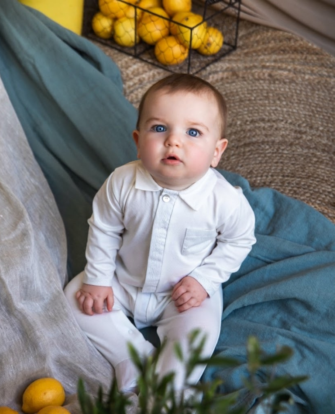 Gray stripes pajamas