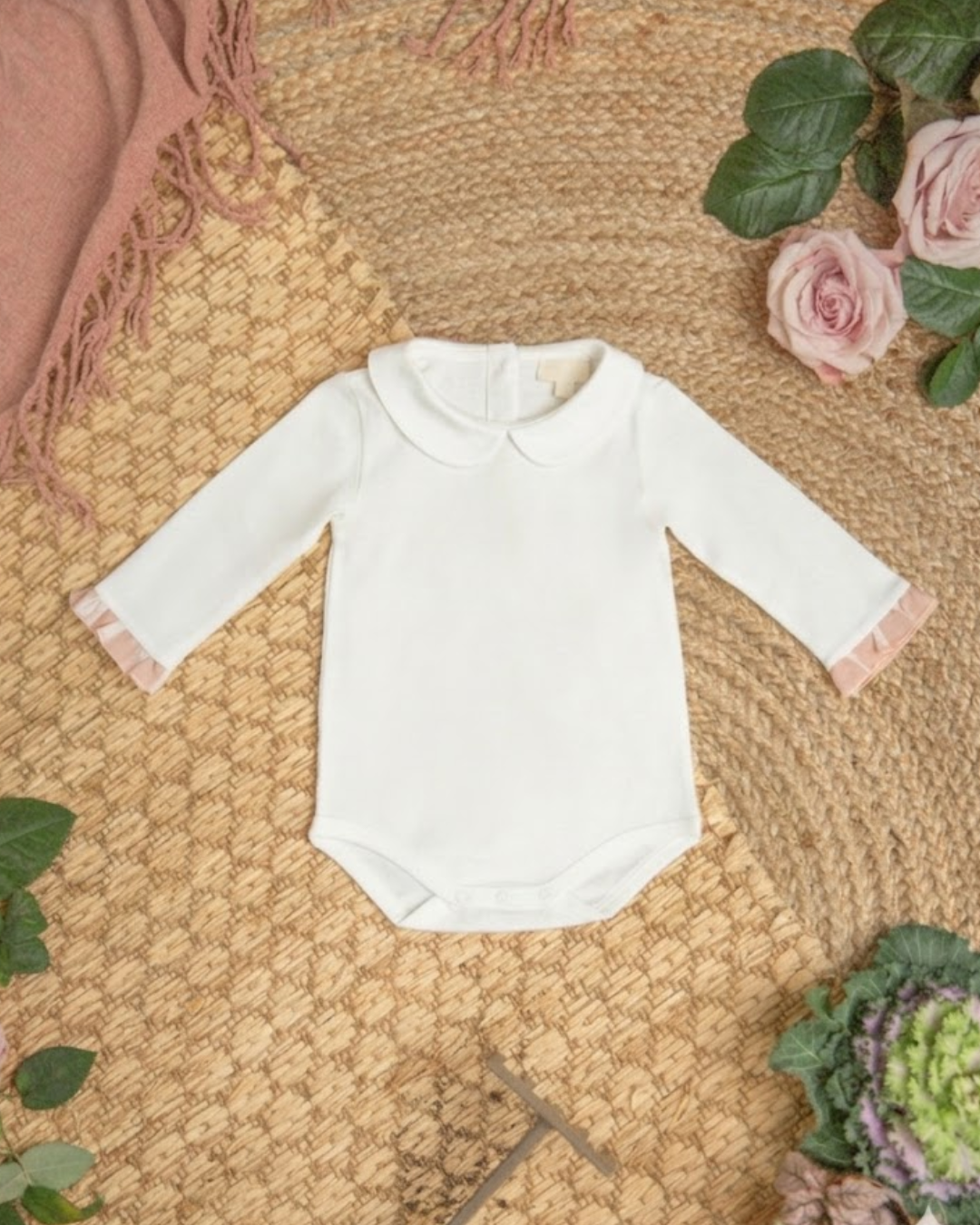 Pink Gingham Bodysuit