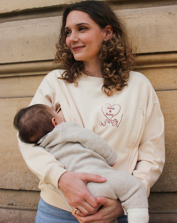 Customized Promise Breastfeeding sweatshirt