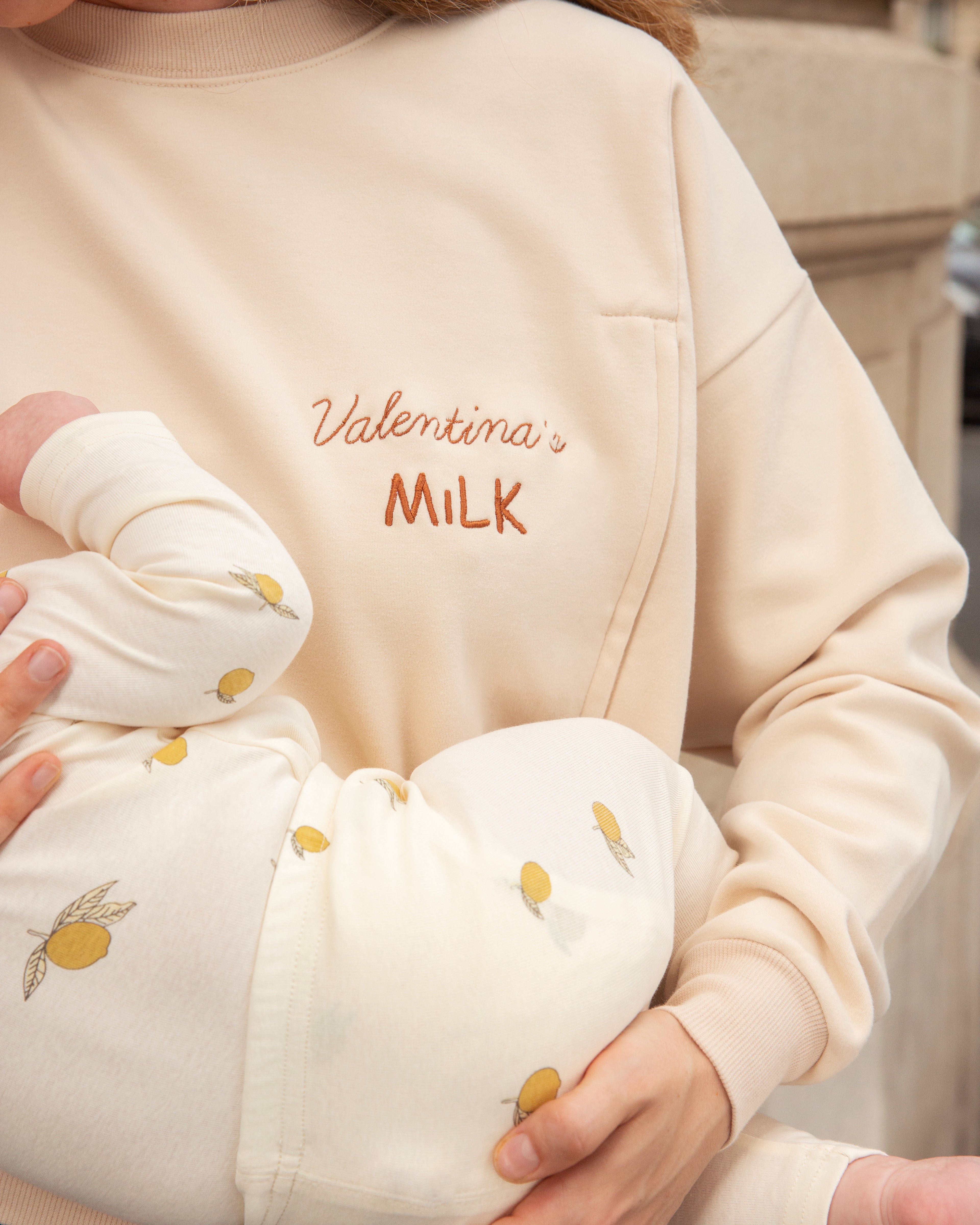 Sweat-shirt d'allaitement MILK