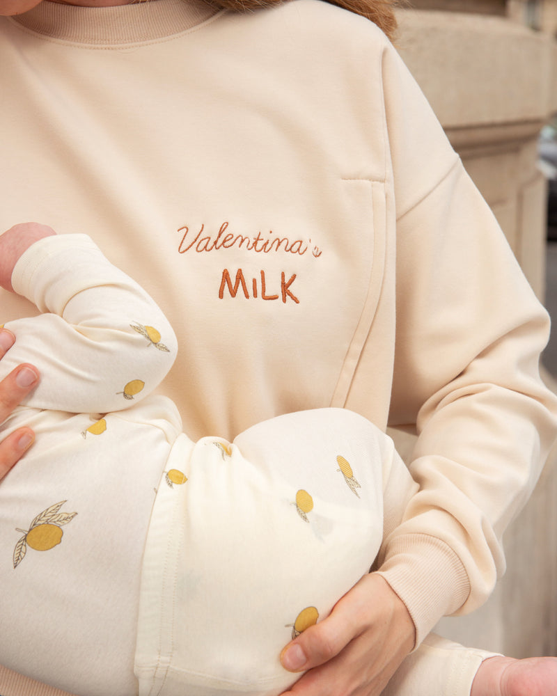 Customized MILK Breastfeeding Sweatshirt