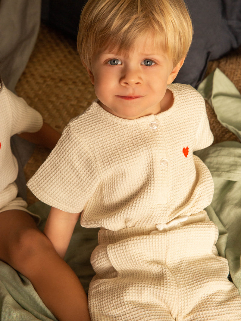 UNISEX waffle homewear