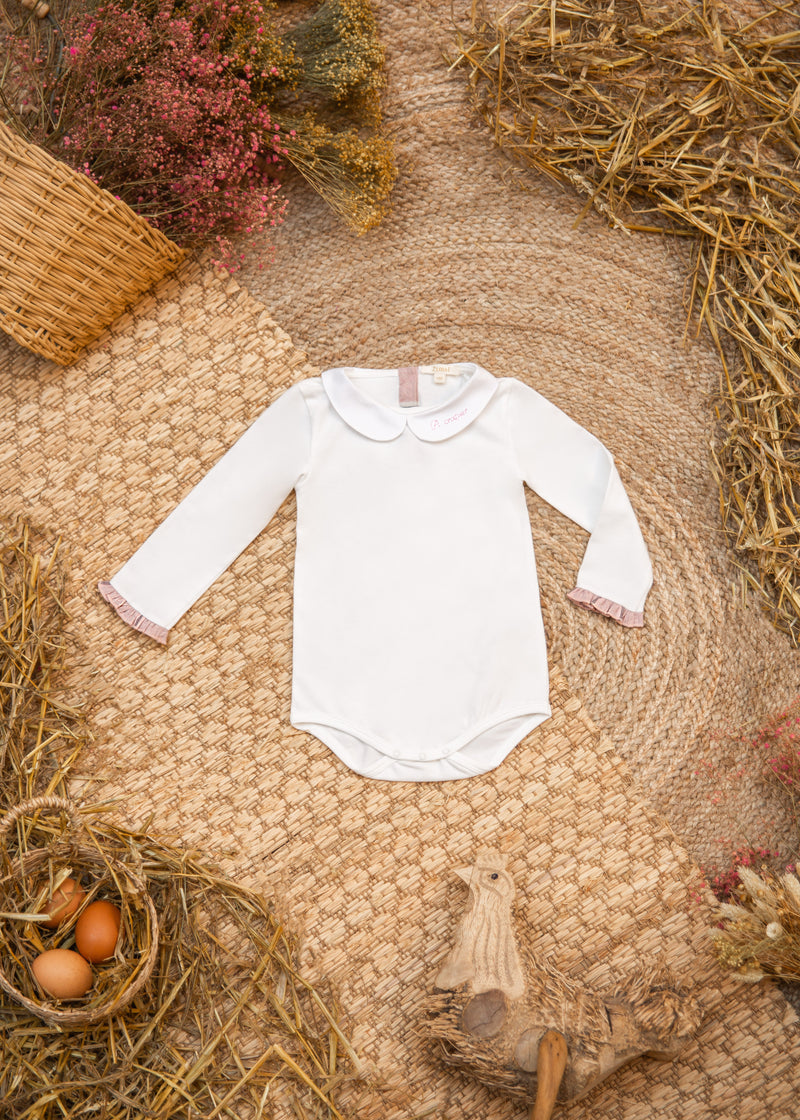 Body carreaux rose
