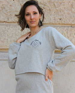 Sweat d'allaitement TZIGANETTE marguerite