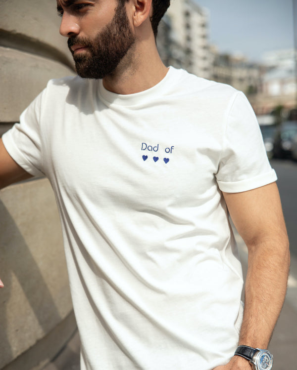 T-shirt #DADOFLOVE coeur homme