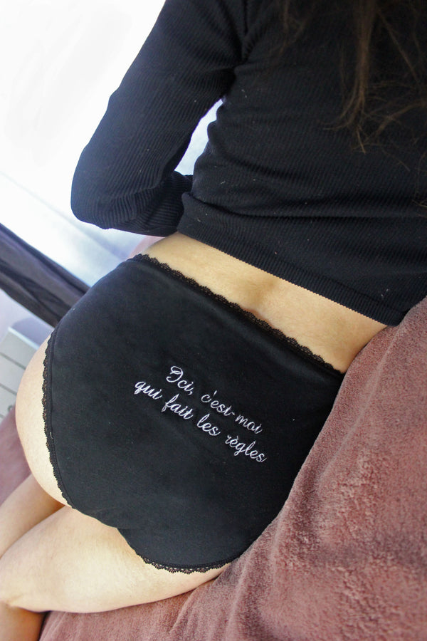 Menstrual panties “here it’s me who makes the rules”